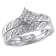 1/10 CT TW Diamond Bridal Set in Sterling Silver