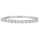 6 1/3 CT TGW Aquamarine Bangle in Sterling Silver