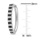 2 1/2 CT TGW Black Spinel and Created White Sapphire Hoop Earrings in
Sterling Silver