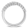 1/2 CT TW Diamond Coil Ring in Platinum