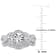 1/4 CT TW Diamond 3-Stone Bridal Set in Sterling Silver