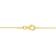 1MM Ball Chain Necklace in Yellow Plated Sterling Silver