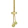 3 1/4ctw Peridot Tassel Bolo Bracelet in 18K Yellow Gold Over Sterling Silver