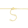 7/8 CT TGW Citrine Bead Bar Bracelet in Yellow Plated Sterling Silver
