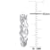 Diamond Accent Hoop Earrings in 10k White Gold