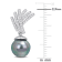 9-10 MM Black Tahitian Cultured Pearl and Diamond Accent Drop Earrings
in Sterling Silver