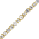 3 3/4ctw White Topaz Tassel Bolo Bracelet in 18K Yellow Gold Over
Sterling Silver