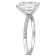 3 1/10 CT TW Lab-Grown Diamond Engagement Ring in 14K White Gold