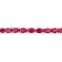 11-1/4 CT TGW Oval-Cut Created Ruby Bangle in Sterling Silver