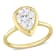 2 CT DEW Pear-Shaped Lab Created Moissanite Engagement Ring in 10K
Yellow Gold