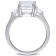 5 1/5 CTW White Topaz and Diamond Accent Ring in Sterling Silver