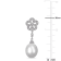 9.5-10MM Freshwater Cultured Pearl and Diamond Accent Drop Earrings in
Sterling Silver
