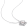 8-9MM Freshwater Cultured Pearl and 1 1/3 CT TGW Created Sapphire
Pendant in Sterling Silver