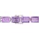 45 CT TGW Emerald-Cut Amethyst Tennis Bracelet in Sterling Silver