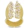1 4/5 CT TW Diamond Multi-Row Open Cocktail Ring in 14K Yellow Gold
