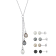 6-6.5MM Freshwater Cultured Pearl 16" Necklace and 4 Pairs Stud
Earrings Set in Sterling Silver