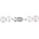 9 - 10 MM Freshwater Cultured Pearl Strand with Silvertone Clasp