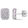 3/4 CT TW Diamond Stud Earrings in 14k White Gold