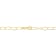 6.5MM Twisted Rolo Chain Bracelet in 18K Yellow Gold Over Sterling Silver