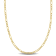 7mm Figaro Link Chain Necklace in 10k Yellow Gold, 22 in