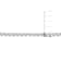 1/2 Ct DEW Created Moissanite S link Adjustable Bolo Bracelet in
Sterling Silver