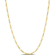 2.2MM Figaro Chain Necklace in Yellow Plated Sterling Silver