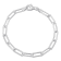 5MM Polished Paperclip Chain Bracelet in Sterling Silver