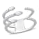 1/5 CT TW Diamond Coil Ring in 14K White Gold