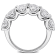 6 CT TW Lab-Grown Diamond Vintage Ring in 14K White Gold