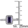 1 1/2 CT TGW Created Blue Sapphire and Diamond Accent Halo Ring in
Sterling Silver