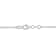 Double Strand Heart Charm Necklace in 2-Tone Sterling Silver