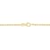 Oval Ball Chain Necklace in Yellow Plated Sterling Silver
