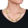 6-7 MM Freshwater Cultured Pearl Chain Necklace in 18K Yellow Gold Over
Sterling Silver