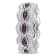 1 5/8 CT TGW Created White Sapphire and Created Ruby Ring Set in
Sterling Silver with BlacK Rhodium