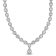 38 CT TGW Cubic Zirconia Teardrop Necklace in Sterling Silver