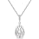 8-8.5 MM Freshwater Cultured Pearl and Diamond Accent Pearl Pendant with
Chain in Sterling Silver