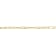 5MM Fancy Paperclip Chain Bracelet in 18K Yellow Gold Over Sterling Silver