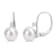 9-9.5MM Freshwater Cultured Pearl and 1/7 CT TGW Cubic Zirconia Earrings
in Sterling Silver
