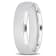 Men's 6mm Polished Finish Wedding Band in 14K White Gold