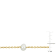 9-10 MM Freshwater Cultured Pearl Necklace in 18K Yellow Gold Over
Sterling Silver