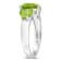 3 1/3 CT TGW Peridot 3-Stone Heart Ring in Sterling Silver