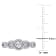 1/4 CT TW Diamond Swirl Halo Ring in Sterling Silver
