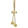 Citrine Tassel Bolo Bracelet in 18K Yellow Gold Over Sterling Silver