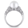 9-9.5MM Freshwater Cultured Pearl and 1/10 CT TW Diamond Ring in
Sterling Silver