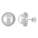 12.5-13MM Freshwater Cultured Pearl and 1/2 CT TW Diamond Halo Earrings
in 14K White Gold