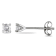 1/4 CT TW Diamond Stud Earrings in Sterling Silver