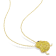 3 CT TGW Created Blue and Yellow Sapphire Chick Necklace in Yellow
Plated Sterling Silver