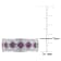 1 3/8 CT TGW Created Ruby and Created White Sapphire Ring Set in
Sterling Silver with BlacK Rhodium
