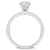 1 1/6 CT TW Lab-Grown Diamond Engagement Ring in 14K White Gold