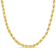 24 Inch Rope Chain Necklace in 14k Yellow Gold (4 mm)